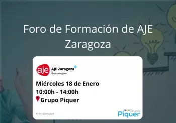 Foro de Formación de AJE Zaragoza: Emprender es emocionante: inteligencia emocional y emprendimiento