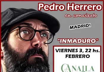 Pedro Herrero en Concierto! Inmaduro Tour! en Madrid