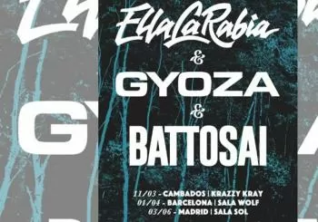 GYOZA + ELLA LA RABIA + BATTOSAI en BARCELONA