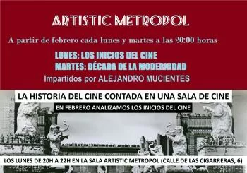 LA HISTORIA DEL CINE CONTADA EN UNA SALA DE CINE: DÉCADA DE LA MODERNIDAD en MADRID
