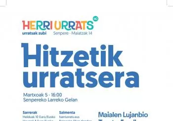 HITZETIK URRATSERA BERTSO SAIOA en Senpere