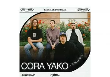 Cora Yako + Total Noventa en La lata de bombillas en Zaragoza