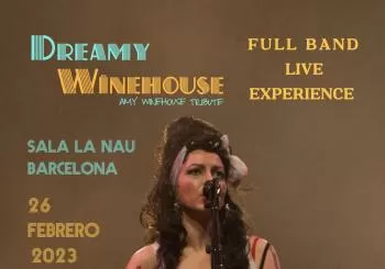 DREAMY WINEHOUSE -AMY WINEHOUSE TRIBUTE FULL BAND LIVE EXPERIENCE EN BARCELONA