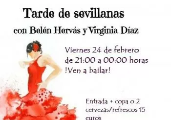 Tardeo de Sevillanas con Belen Hervás y Virginia Díaz en Pamplona