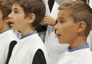 Cor VEUS-Amics de la Unió & Escolania de Montserrat en el Palau de la Música Catalana en Barcelona