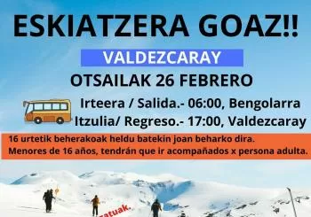 Zigoitia sale a esquiar - Eskiatzera goaz en Valdezcaray