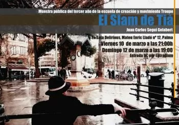 El Slam de Tià, espectáculo de 3er año de la escuela de teatro Delirious en Palma de Mallorca