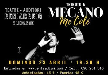 Me Colé Tributo a Mecano en Beniarbeig