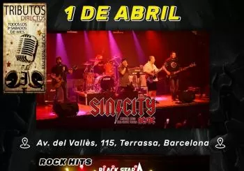 SIN/CITY Y BLACK STAR HITS EN DIRECTO en TERRASSA