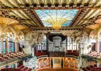 Alba Ventura y Franz Schubert Filharmonia en el Palau de la Música en Barcelona