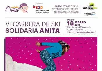 VI Carrera de SKI Solidaria ANITA en Font-Romeu
