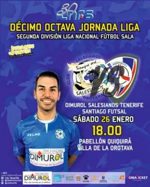 CD DIMUROL SALESIANOS TENERIFE VS SANTIAGO FUTSAL