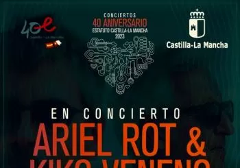 ARIEL ROT & KIKO VENENO TOLEDO - Concierto 40º Aniversario Estatuto Castilla-La Mancha