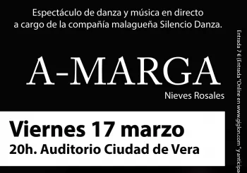 Espectáculo de danza A-MARGA, por la compañía SILENCIO DANZA en ALMERÍA
