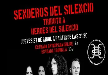 Senderos del Silencio - Tributo a Héroes del Silencio en Sala Rockville en Madrid