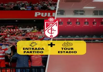 Pack Granada CF: Entrada partido + Tour interactivo Nuevo Los Cármenes