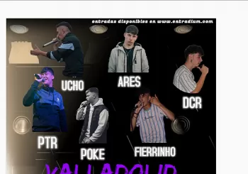 Concierto Valladolid 13 Abril 2023; UCHO, PTR, POKE, FIERRINHO, DCR, ARES