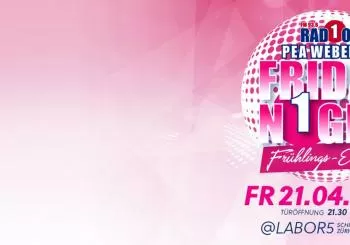 Radio1 Pea Weber's Friday Night Party - Frühlings Edition en Zürich