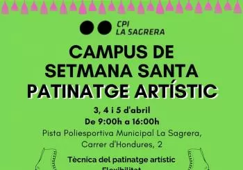 STAGE DE SETMANA SANTA PATINATGE ARTÍSTIC en Barcelona