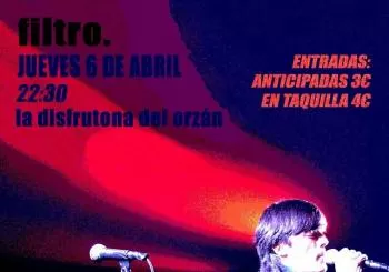 Concierto de Filtro en la disfrutona en A Coruña
