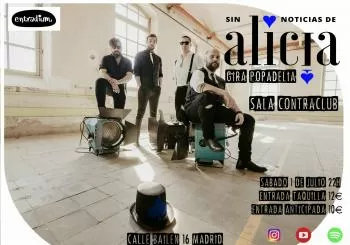 Sin Noticias de Alicia en Sala Contraclub (Madrid)