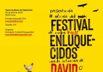 Presentación Festival Enluquecidos con David Navarro en Calamocha