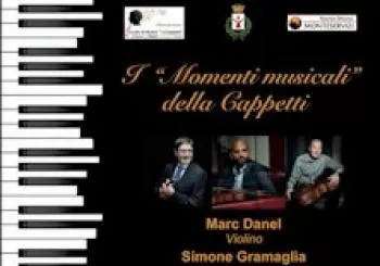 Concerto per Trio d’Archi: Marc Danel, Simone Gramaglia, Martti Rousi en MONTE SAN SAVINO