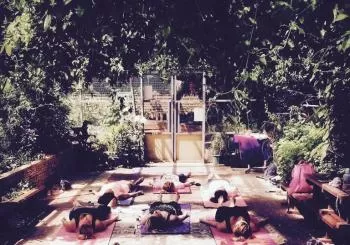 Glasshouse Yoga at Ravenscourt Park's Secret Garden en London