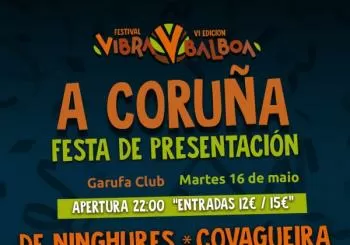 Festa presentación Vibra Balboa na Coruña