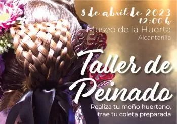 TALLER DE PEINADO. REALIZA TU MOÑO HUERTANO en MURCIA