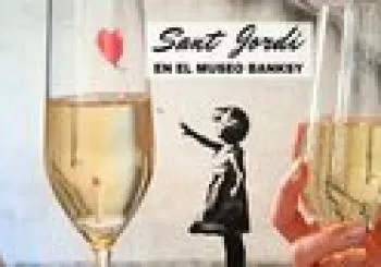 Sant Jordi en el Museo BANKSY en Barcelona
