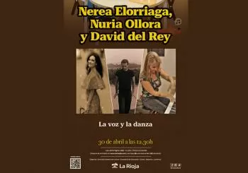 Nerea Elorriaga, Nuria Ollora y David del Rey [Aires de Domingo] en LOGROÑO (LA RIOJA)