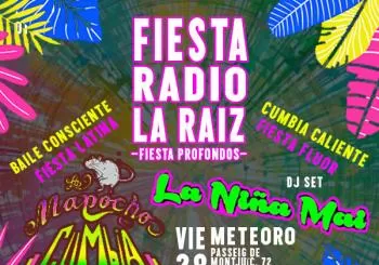 Fiesta ProFondos Radio La Raíz / Live Música La Mapocho Cumbia / Dj Set La Nina Mai en Barcelona