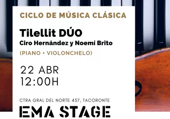 Tilellit DÚO: Ciro Hernández y Noemí Brito - Ciclo de Música Clásica Tacoronte