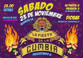 La Fiesta de la Cumbia Regresa. En Barcelona