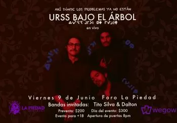 URSS Bajo El Árbol en La Piedad Live Music en CDMX Ciudad de Mexico