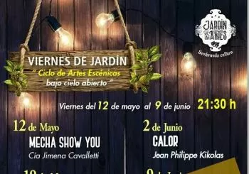 VIERNES DE JARDIN. ABONO. Ciclo de Artes Escénicas bajo cielo abierto en ZARAGOZA