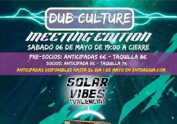 Dub Culture Triple Meeting Edition / Bass Etxea & Solar Vibes & Iggi Sound en La Xara