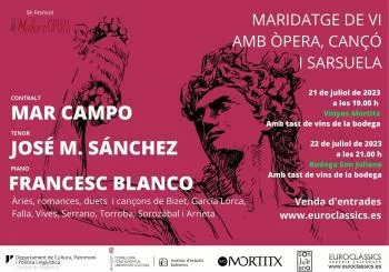 Maridatge de vi i òpera a Son Juliana en Santa Eugènia