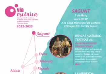 LA MERIENDA / BRAGAS A 2€, TEATRO A 10 / LA VIDA ES OLER AUNQUE HUELA A MIERDA en Puerto de sagunto