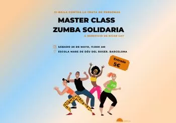 VI Zumba solidaria contra la trata en Barcelona