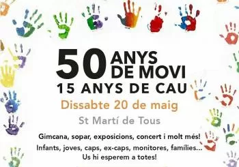 Sopar 50 i 15 anys del Movi en Sant Martí de Tous