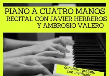 Piano a 4 manos. Ambrosio Valero y Javier Herreros en GRANADA