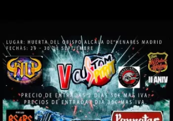Festival V Custom Spirit en Alcalá de Henares - Madrid