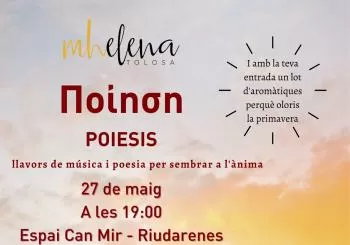 ????? * POIESIS, llavors de música i poesia per sembrar a l'ànima en Riudarenes