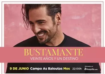 David Bustamante en Mos - Pontevedra