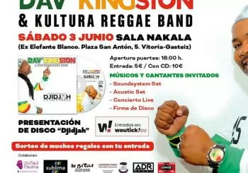 DAV´ KINGSTON & KULTURA REGGAE BAND en Vitoria-Gasteiz