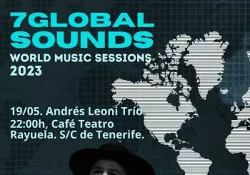 Andrés Leoni Trío, en el Café Teatro Rayuela en Santa Cruz de Tenerife