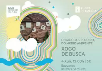 Obradoiro familiar “Xogo de busca”. Día do Medio Ambiente en Santiago de Compostela