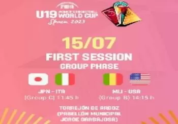 Copa Mundo Baloncesto U19 1ª FASE - TORREJÓN DE ARDOZ